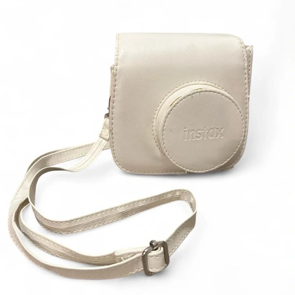 Fujifilm Instax Mini 8 9 Case Carry Bag. In white